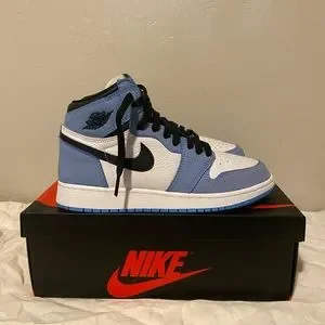 RARE UNIVERSITY BLUE JORDAN 1 SIZE 6Y Jordan 1 High University Blue Toddler Size 7c AQ2665-134 Air  main image 4